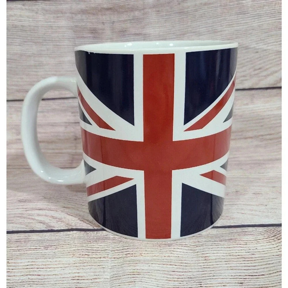 Half Moon Bay Other - Half Moon Bay Jumbo Union Jack Flag Coffee Mug Cup Microwave Dishwasher Safe